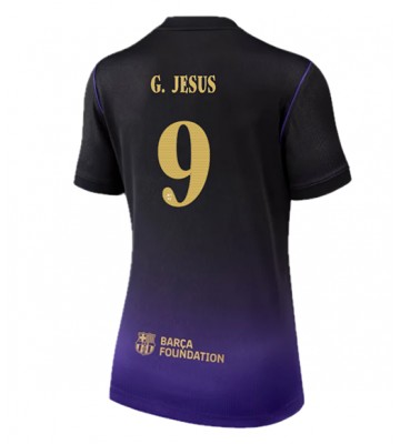 Barcelona Gabriel Jesus #9 Udebanetrøje Dame 2026-27 Kortærmet